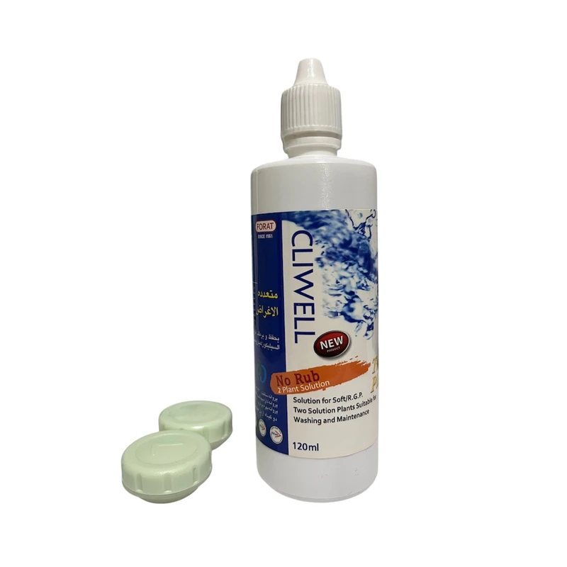 محلول شستشو لنز کلیول مدل klwl حجم ۱۲۰ میلی لیتر