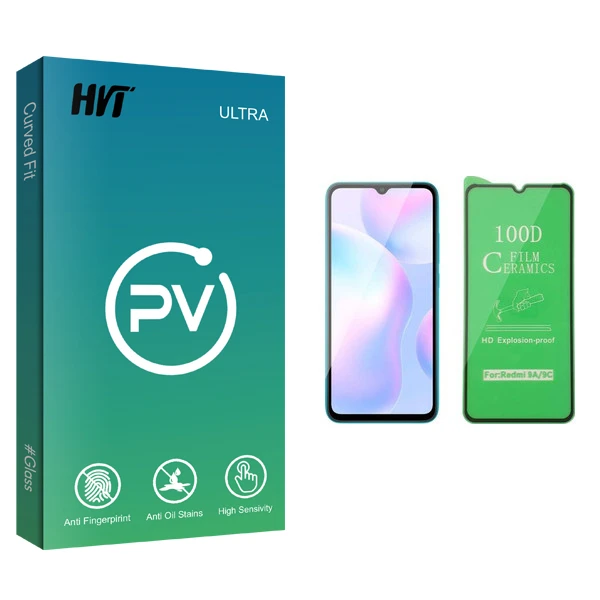 محافظ صفحه نمایش سرامیکی اچ وی تی مدل PV glass مناسب برای گوشی موبایل شیائومی Redmi 9A