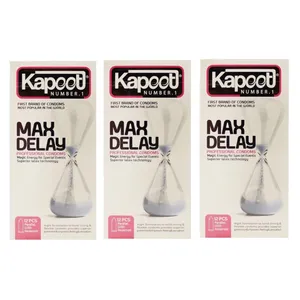 کاندوم تاخیری کاپوت مدل مکس دیلی 3 بسته 12عددی