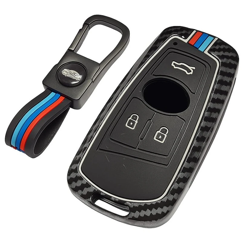 جاسوئیچی خودرو چیکال مدل فیبر کربن کد P-517 مناسب برای دنا آپشنال و تارا اتوماتیک