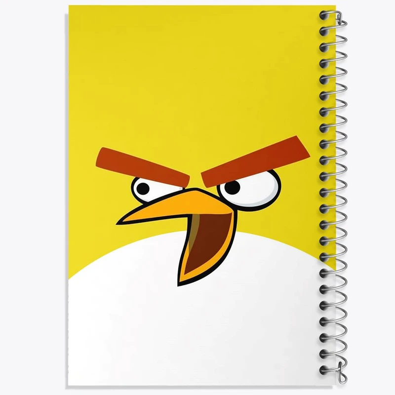 دفتر مشق 50 برگ خندالو مدل چاک پرندگان خشمگین Angry Birds کد 13854