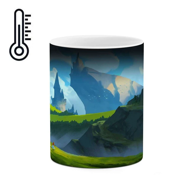 ماگ حرارتی کاکتی مدل منظره کد mgh16316