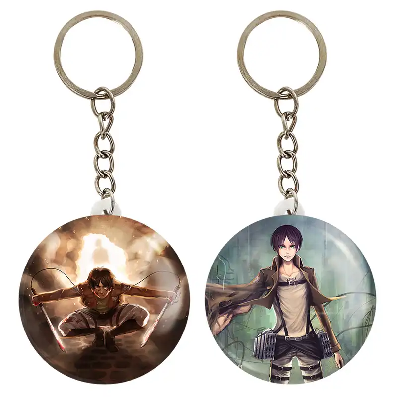 جاکلیدی خندالو مدل ارن یگر انیمه اتک آن تایتان کد 1854318537 مجموعه 2 عددی