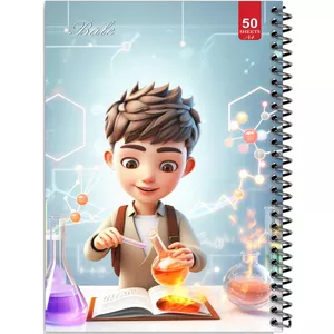 دفتر نقاشی 50 برگ انتشارات بله طرح پسر دانشمند کد A4-L733