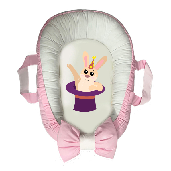 سرویس خواب سه تکه نوزاد مدل گارد محافظ دار طرح فانتزی کد 052