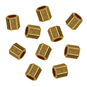 مهره دستبند مدل چند ضلعی کد MO 201 مجموعه 10 عددی 