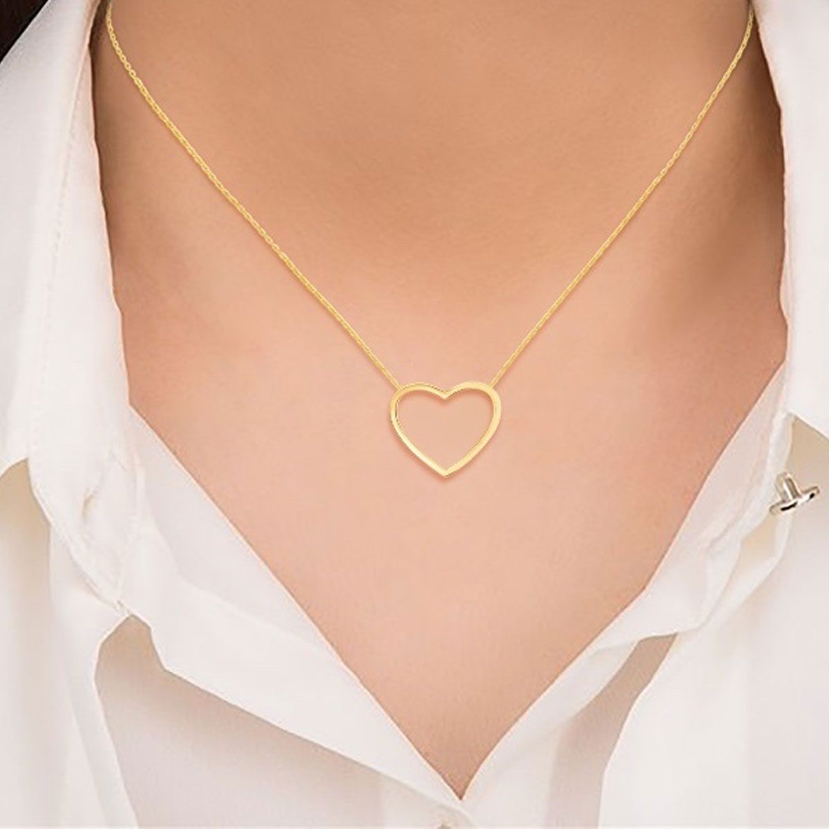 گردنبند طلا 18 عیار زنانه کیا گالری مدل AN511 -  - 2