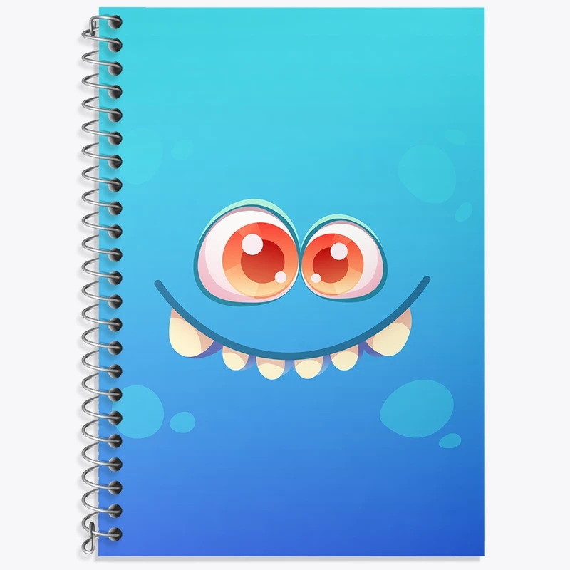 دفتر لغت 50 برگ خندالو طرح هیولای بامزه کد N1514