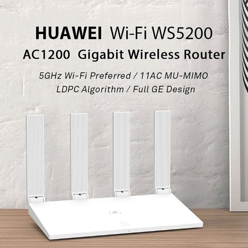 اکسس پوینت و گسترش دهنده محدوده بی‌سیم هوآوی مدل 1200Mbps-Dualcore-Dualband-Gigabiti