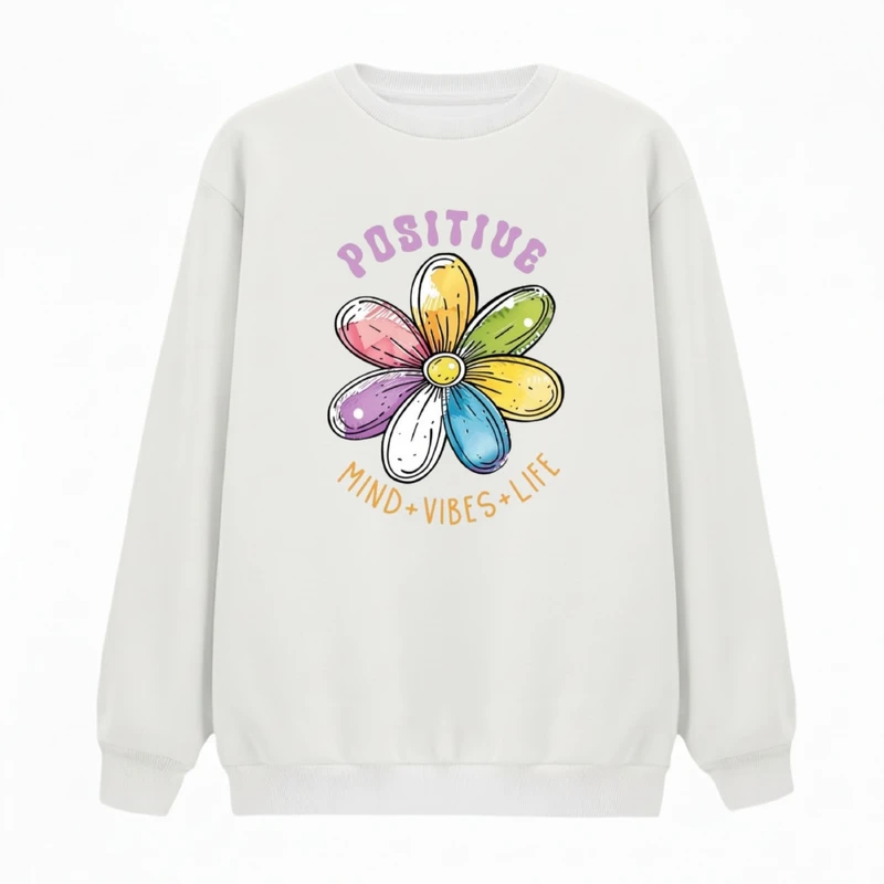 سویشرت زنانه مدل مثبت نگر 