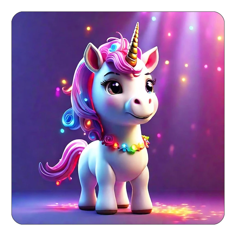 مگنت کاکتی طرح اسب تک شاخ و یونیکورن مدل mp30770