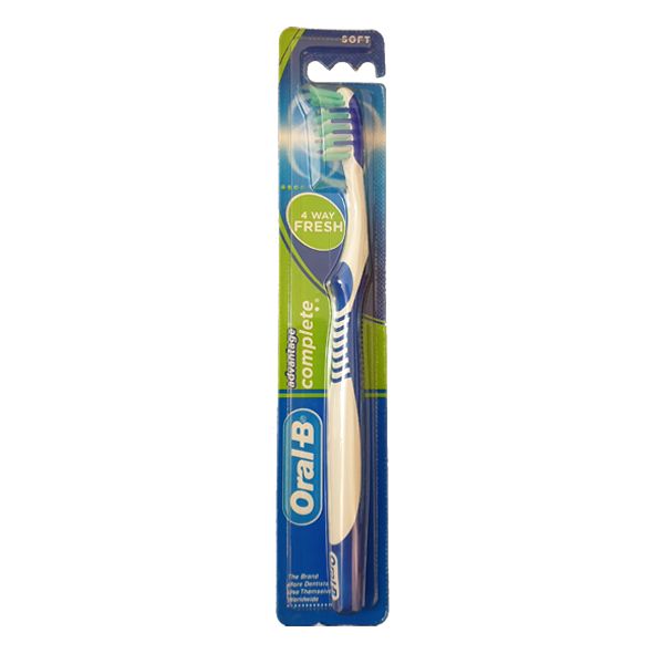 مسواک اورال-بی سری advantage complete مدل 4WAY FRESH با برس نرم -  - 2