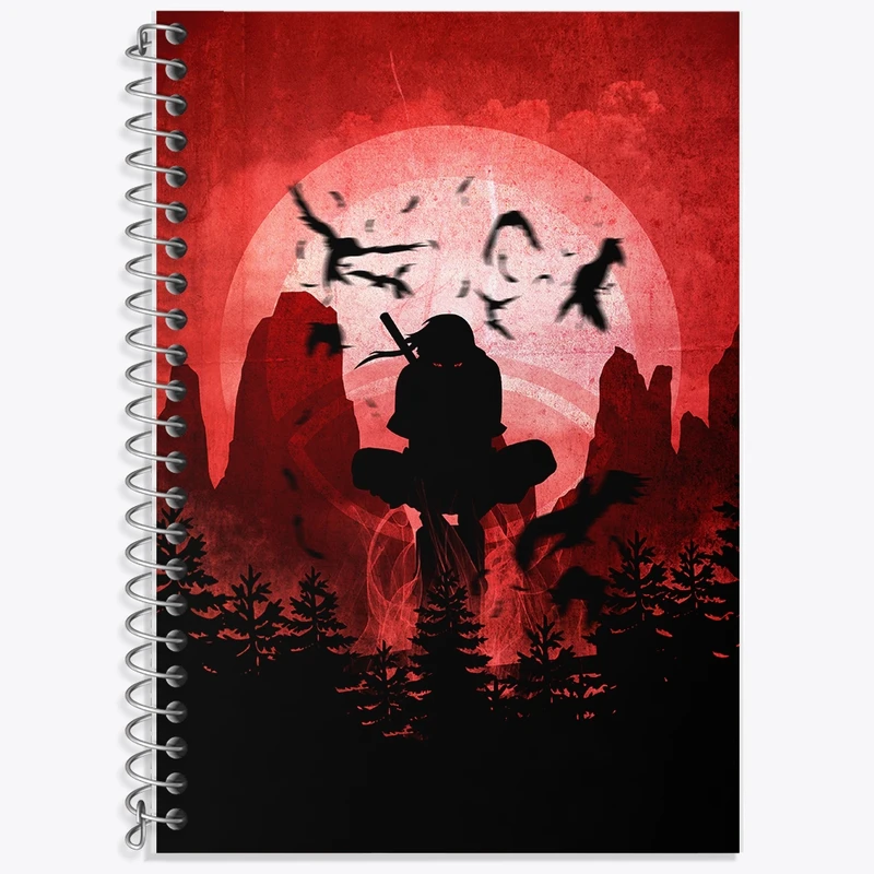 دفتر زبان 50 برگ خندالو مدل سه خط طرح انیمه شارینگان کد F821