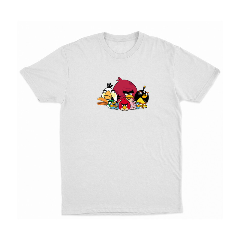 تی شرت آستین کوتاه پسرانه مدل angry-birds کد 39