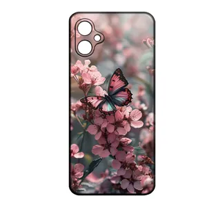 کاور طرح پروانه  کد 468 مناسب برای گوشی موبایل سامسونگ Galaxy A04