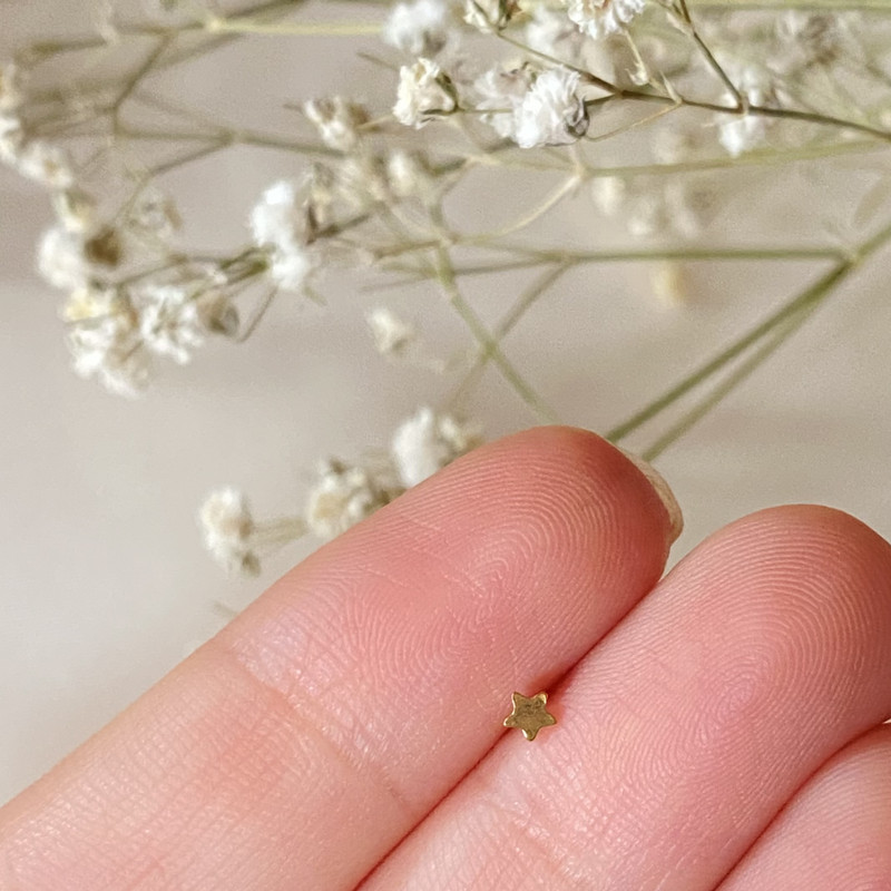 پیرسینگ بینی زنانه مدل ستاره