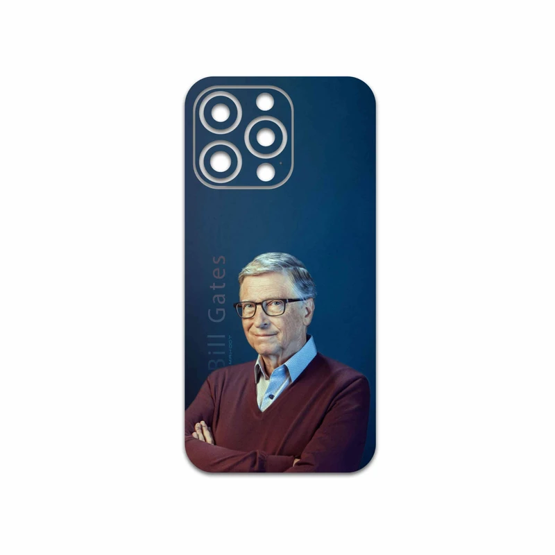 برچسب پوششی ماهوت مدل Bill-Gates مناسب برای گوشی موبایل اپل iphone 13 Pro