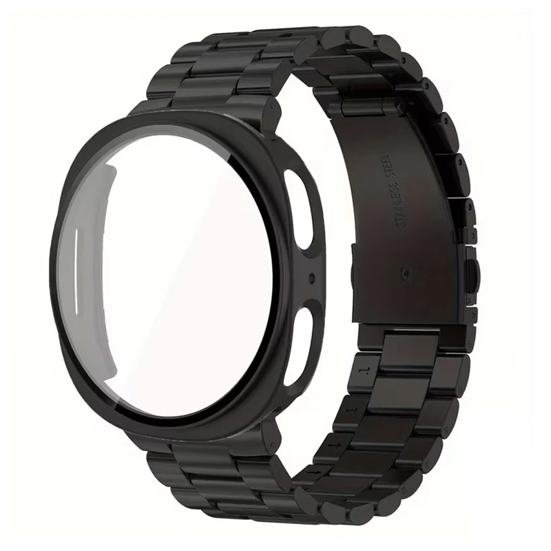 بند آلتیمیت شیلد مدل 3Row GRD NV8 مناسب برای ساعت هوشمند سامسونگ Galaxy Watch 8 44mm به همراه کاور