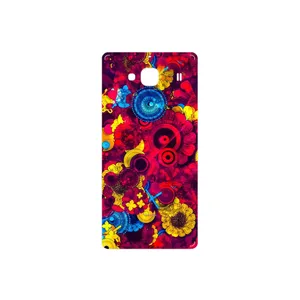 MAHOOT Vector Flower Garden Digital Art Cover Sticker for Xiaomi Redmi 2
