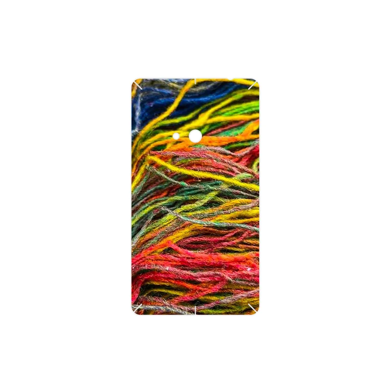 برچسب پوششی ماهوت مدل Fabric Texture 9 مناسب برای گوشی موبایل نوکیا Lumia 625
