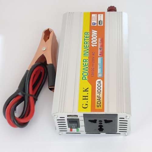 مبدل برق خودرو جی اچ کا مدل 12V-TO-220V-1000W