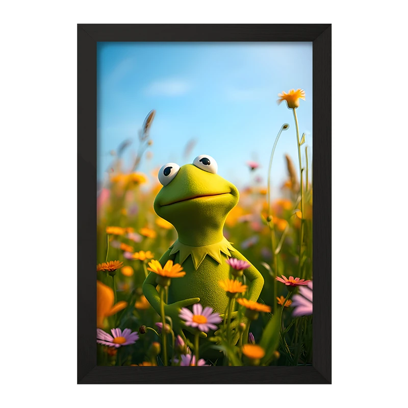 تابلو خندالو مدل کرمیت قورباغه (Kermit) کد F11670