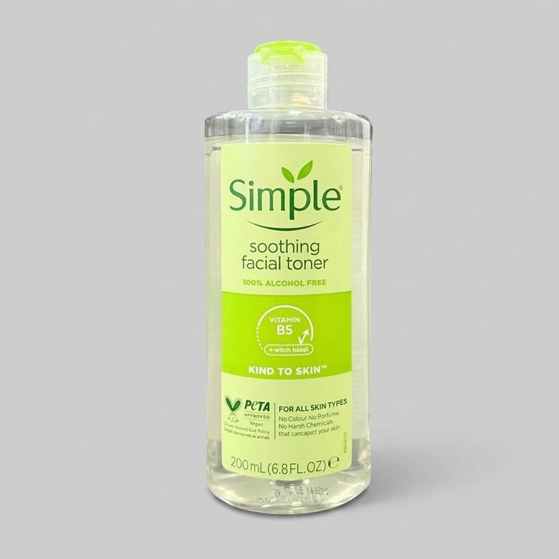 تونر سیمپل مدل Vitamin B5 Witch Hazel حجم 200 میلی لیتر