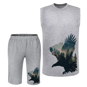 ست تاپ و شلوارک مردانه مدل عقاب 236