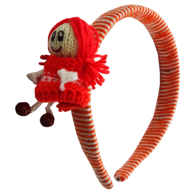 تل مو دخترانه مدل عروسکی بافت