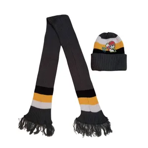 ست کلاه و شال گردن بافتنی بچگانه مدل بن تن 006