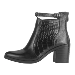 نیم بوت زنانه چرم آفتاب مدل S 404