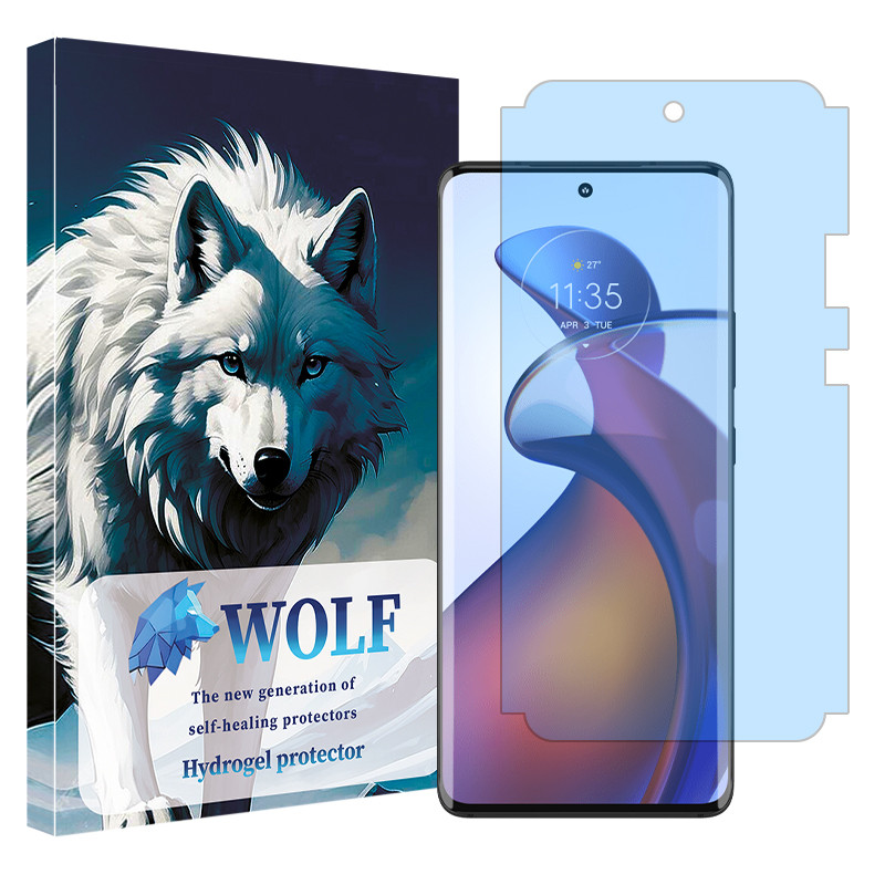 محافظ صفحه نمایش مات آنتی بلو ولف مدل Tough مناسب برای گوشی موبایل موتورولا Edge 30 Fusion