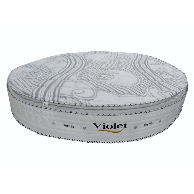 تشک نیولایف مدل طبی یک طرف پد گرد Violet دو نفره سایز 200 × 200 سانتی متر