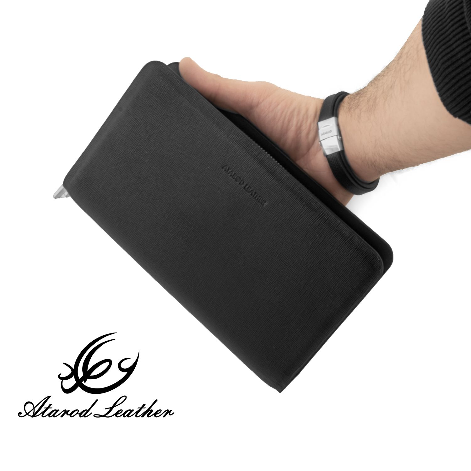 کیف مدارک چرم عطارد مدل چرم طبیعی کد K46 -  - 7