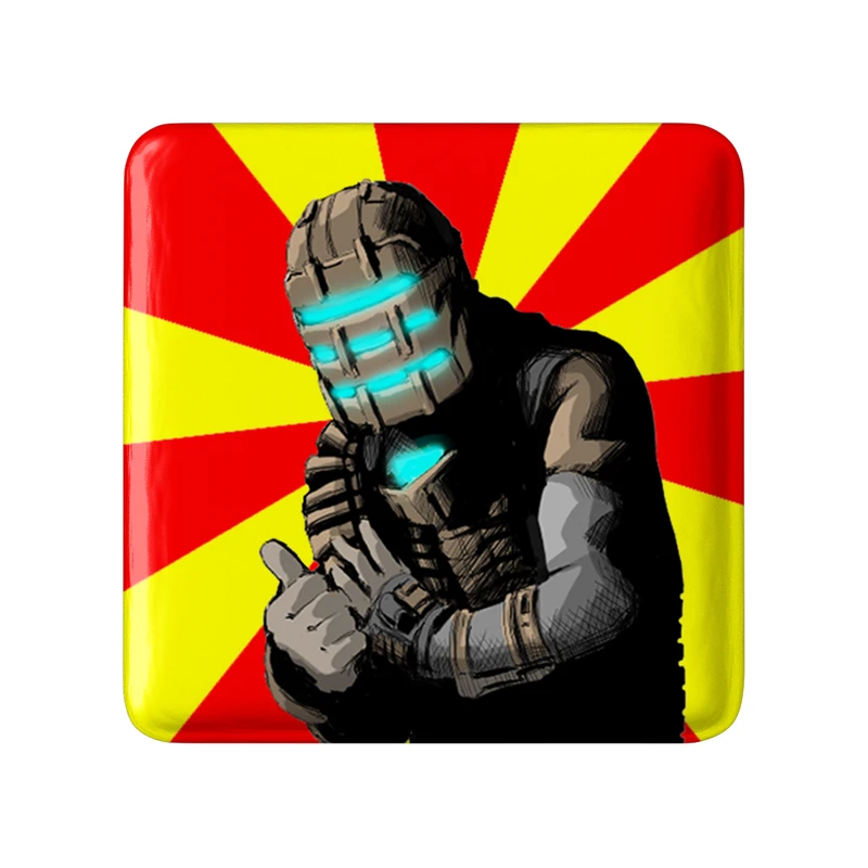 مگنت خندالو طرح بازی دد اسپیس (Dead Space) مدل مربعی کد 35059