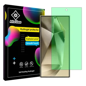 Arka Glass Tough model green light screen protector suitable for Samsung Galaxy S24 Ultra Mobile phone