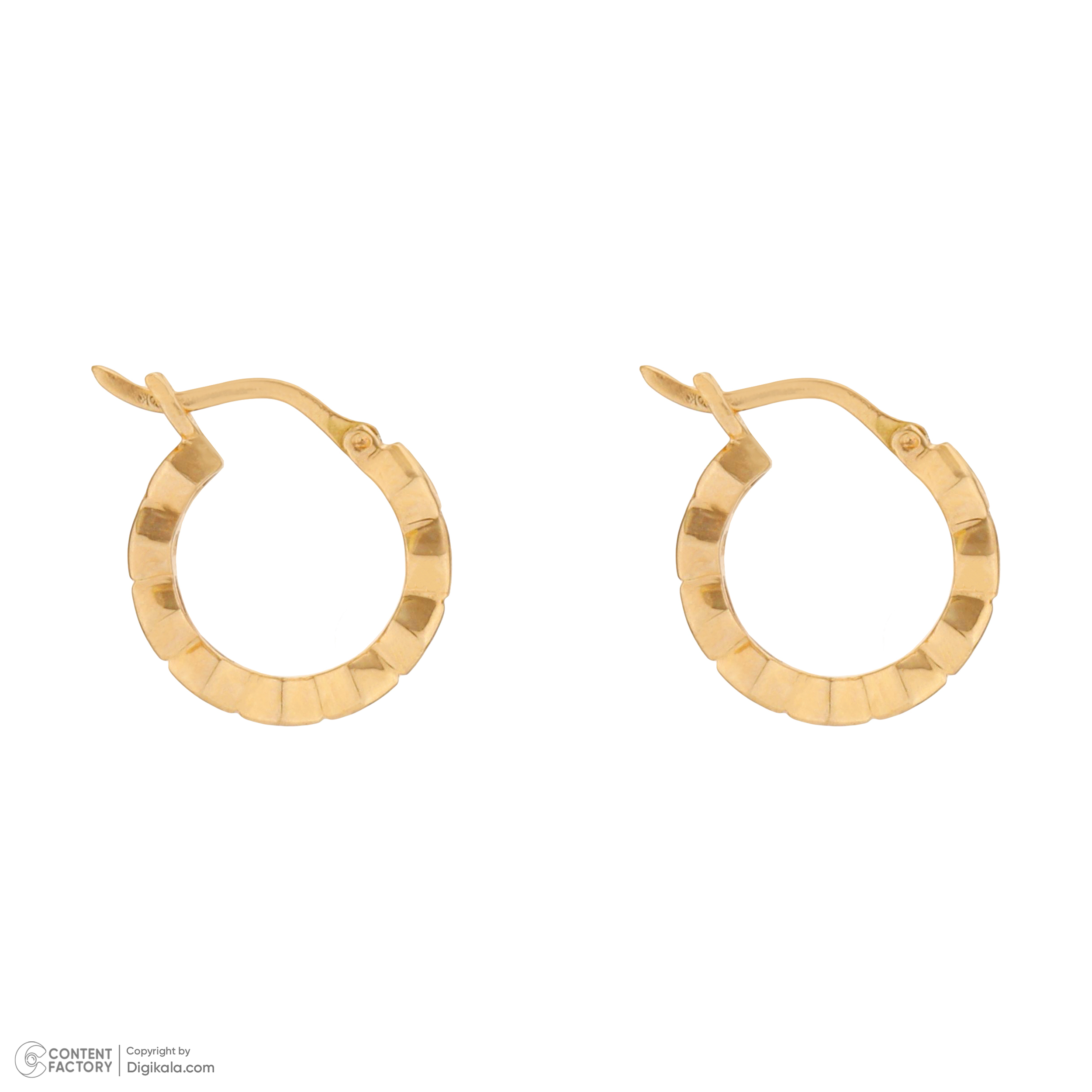 گوشواره طلا 18 عیار زنانه تاج مدل 1012