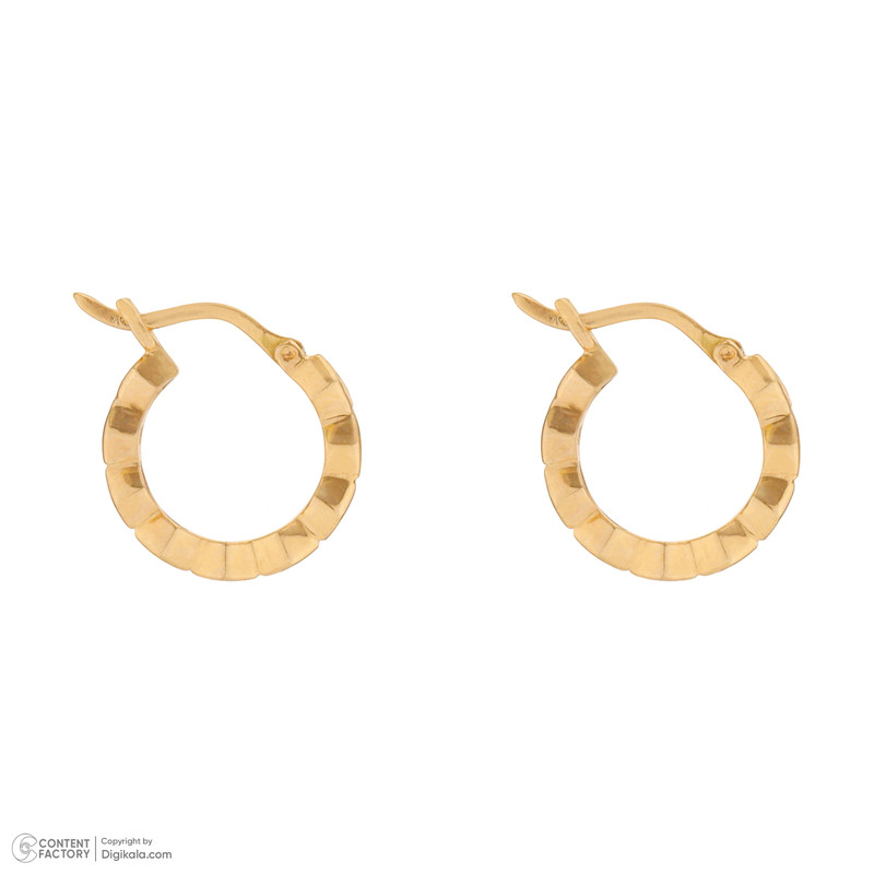 گوشواره طلا 18 عیار زنانه تاج مدل 1012 - 4