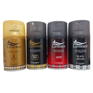 اسپری خوشبوکننده هوا لمسر مدل A03 رایحه جوپ ، رایحه وان میلیون ، رایحه بلک افغان ورایحه کاپیتان بلک حجم 250 میلی لیتر مجموعه ۴ عددی