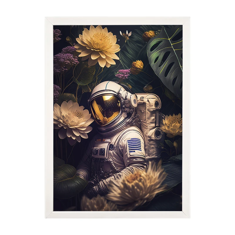 تابلو مدل دیواری طرح فضانورد کد EA-1080