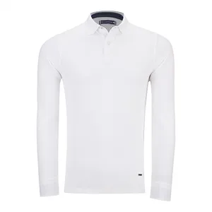 پولوشرت آستین بلند مردانه سیاوود مدل 2228911 W-WHI