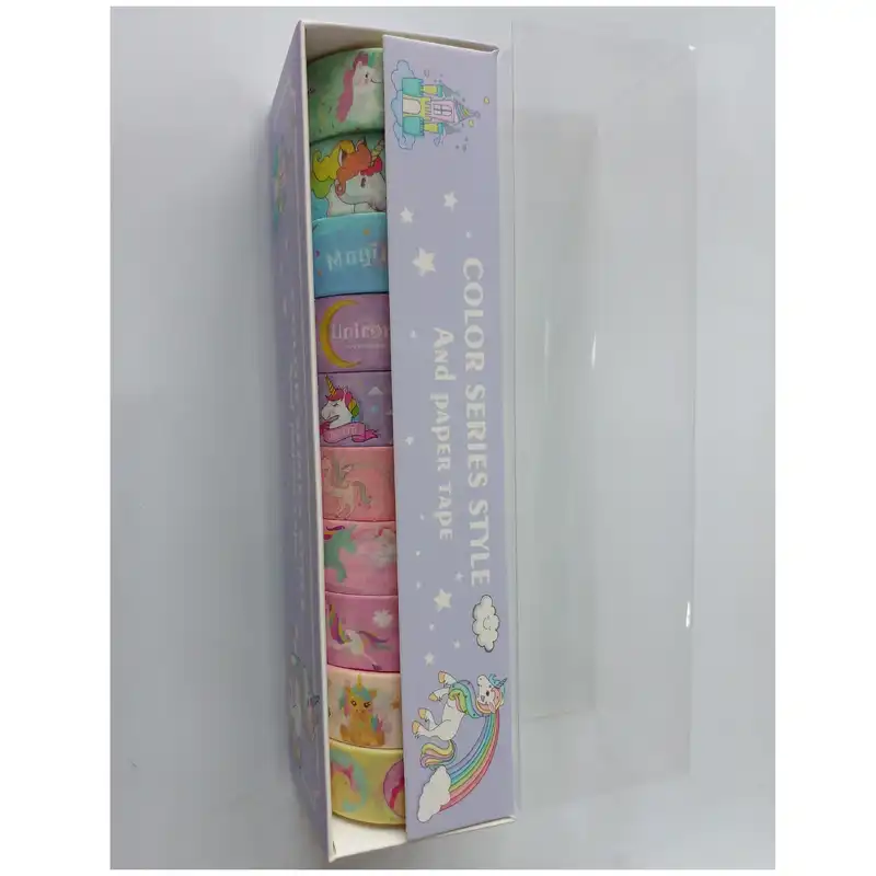 چسب نواری مدل واشی کد U90 عرض 1.5 سانتی متر مجموعه 10 عددی