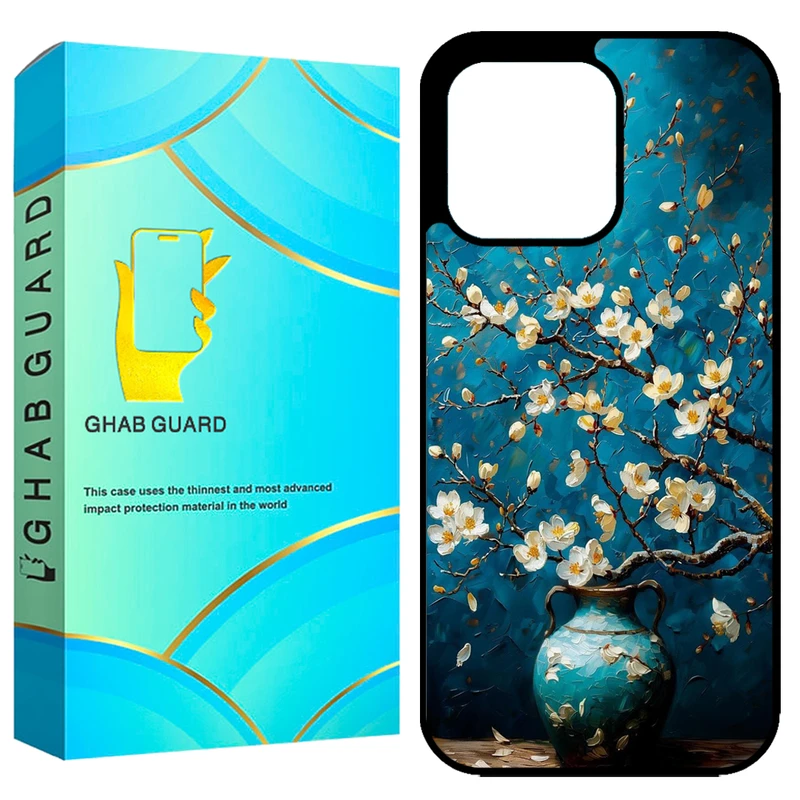 کاور قاب گارد طرح گلدان مدل GCHP13PM مناسب برای گوشی موبایل اپل iPhone 13 Pro Max
