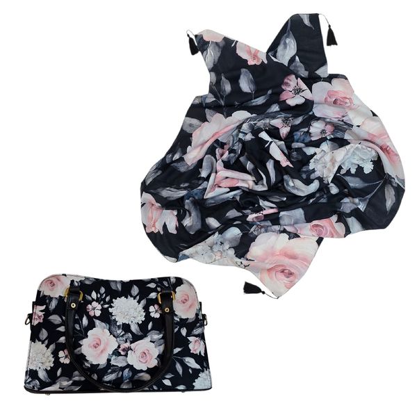 ست کیف و روسری زنانه مدل رزانیم