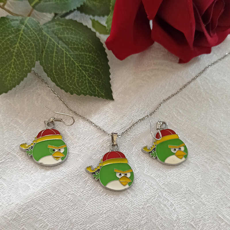 نیم ست دخترانه سلین کالا مدل پرند گان خشمگین ce-nimba15