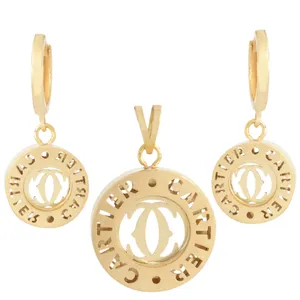 نیم ست طلا 18 عیار زنانه طلای مستجابی کد 67140