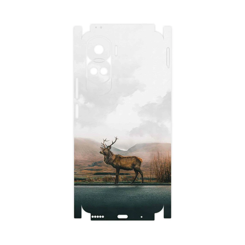 برچسب پوششی ماهوت مدل Horned_Deer-FullSkin مناسب برای گوشی موبایل آنر 90 Lite