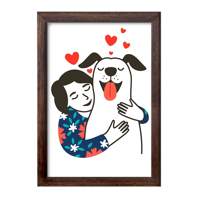 تابلو خندالو طرح حمایت از حیوانات کد 27378