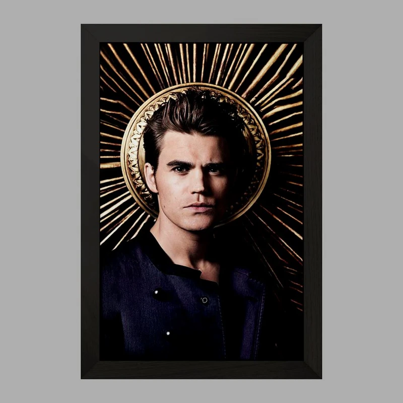 تابلو خندالو مدل استفان سالواتوره خاطرات یک خون آشام  The Vampire Diaries  کد 23690