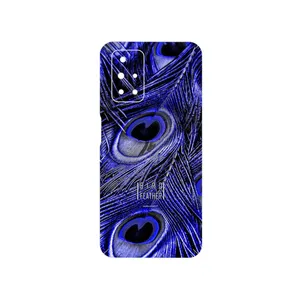 MAHOOT Purple Feather Cover Sticker for Xiaomi Redmi 10 Prime